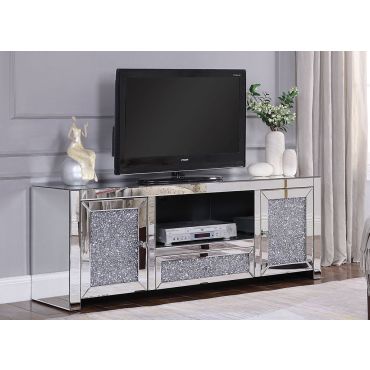 Marlow Mirrored TV Stand,Marlow TV Stand