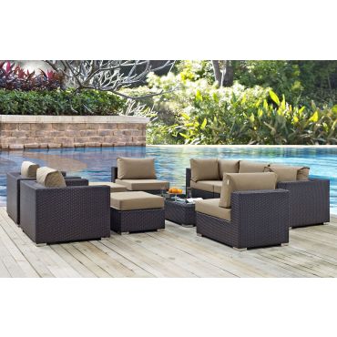 Gomer 8-Piece Outdoor Sofa Set