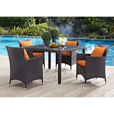 Gomer 5-Piece Patio Dining Table Set