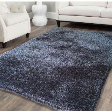 Shag Visco Hand Tufted Grey Rug