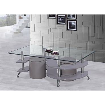 Nest Modern Grey Coffee Table