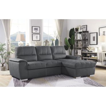 Greyson Gray Sectional Sleeper