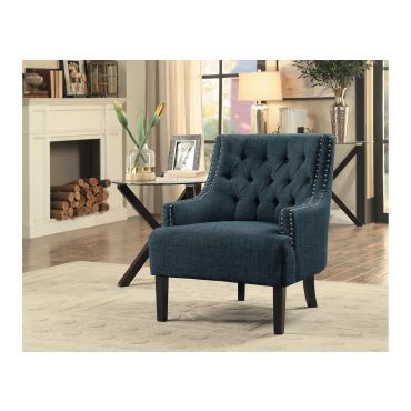 Hartland Accent Chair Dark Blue Linen