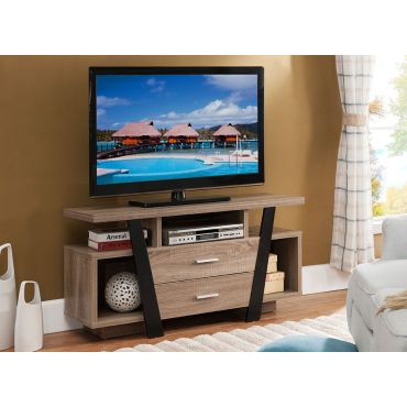 Hebe Modern Rustic Finish TV Stand