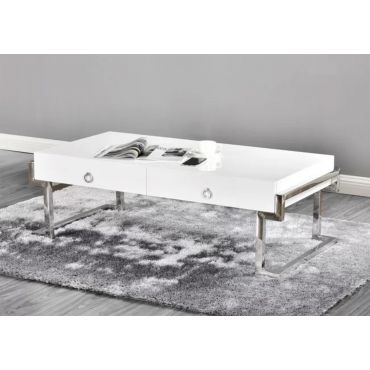 Highlawn White Lacquer Coffee Table