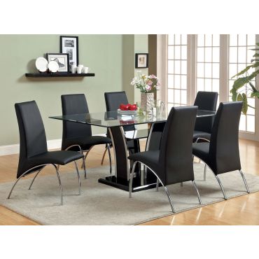 Hulo Black Modern Formal Dining Set