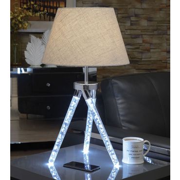 Icicle Chrome Modern Table Lamp