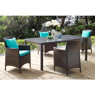 Jaclin 5-Piece Patio Dining Table Set