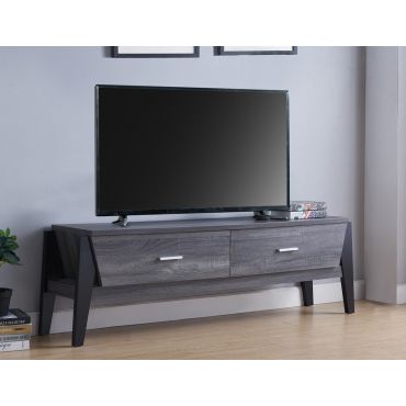 Jaidan Rustic Grey Finish TV Stand