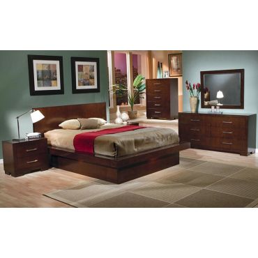 Jessica Contemporary Platform Bed