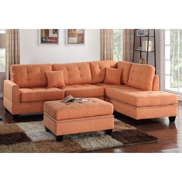 Joela Sectional Sofa With Ottoman