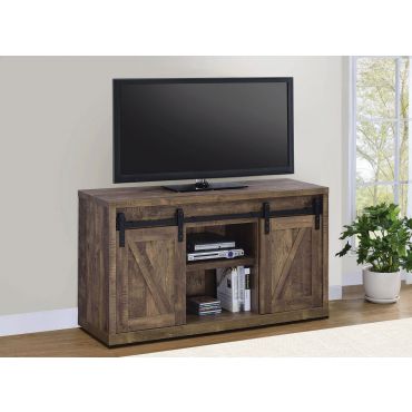 Jolin Rustic TV Console Barn Doors