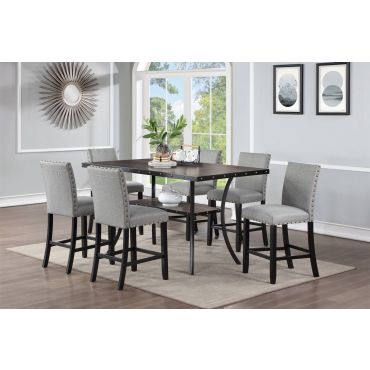 Joly 7-Piece Counter Height Table Set