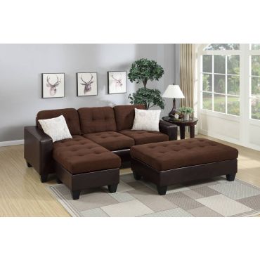 Jordan Compact Sectional With Ottoman