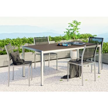 Judy Patio 5-Piece Dining Table Set