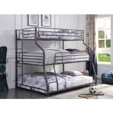 Jusper Twin Full Queen Triple Bunk Bed