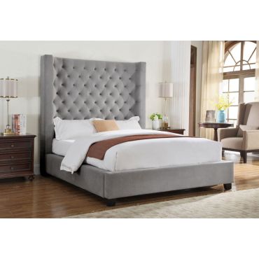 Kadison Tufted Tall Headboard Bed