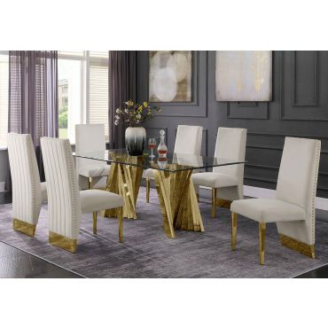 Kappa Gold Dining Table Set