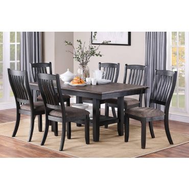 Keely 7-Piece Dining Table Set