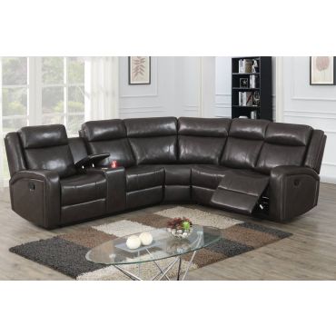 Keystone Leather Motion Sectional