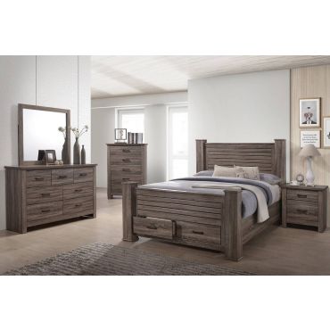 Klara Poster Bed With Storage Drawers