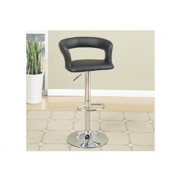 Jamila Leather Swivel Bar Stool Set of 2