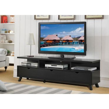 Lanie 70 Inch Black TV Stand