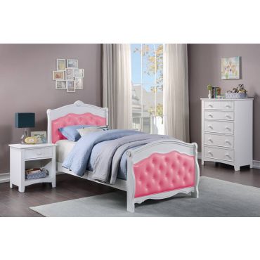 Largo Youth Bed With Pink Cushions