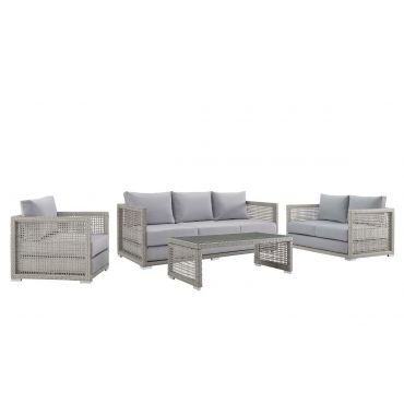 Lark Grey Outdoor Sofa Set
