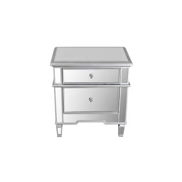Ledger Mirrored Night Stand