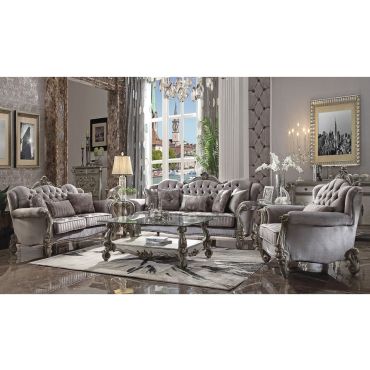 Leonie Platinum Living Room Collection