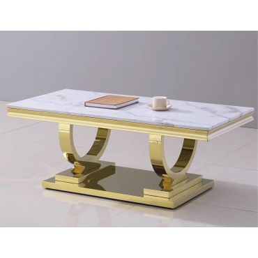 Lippa Marble Top Coffee Table