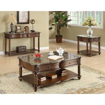 Lockwood Marble Top Coffee Table