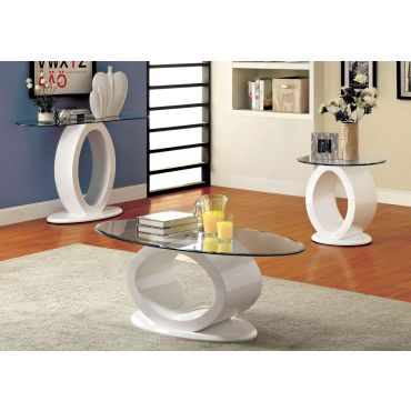 Lodia White Modern Style Coffee Table