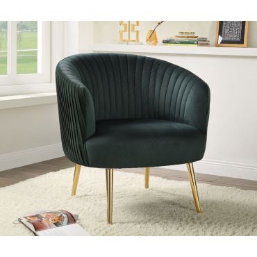 Madigan Accent Seating With Gold Legs