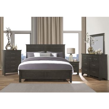 Magdalen Bedroom Furniture Grey Finish