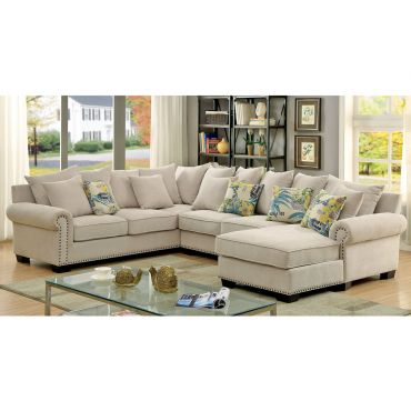 Maggy Casual Sectional Chenille Fabric