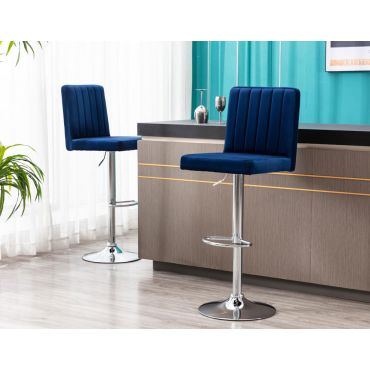 Maida Velvet Barstools