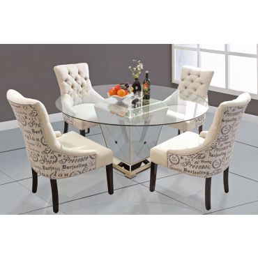 Maras Mirrored Dining Table