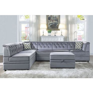 Marcos Crystal Tufted Modular Sectional