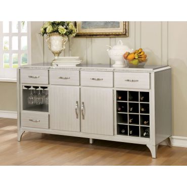 Marius Silver Server With Wine Rack