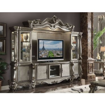 Marlyn Platinum Finish Classic TV Stand