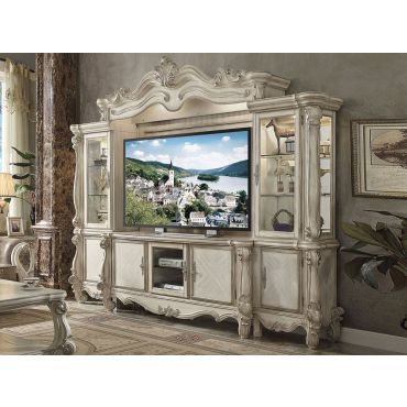 Marlyn Bone White Entertainment Center