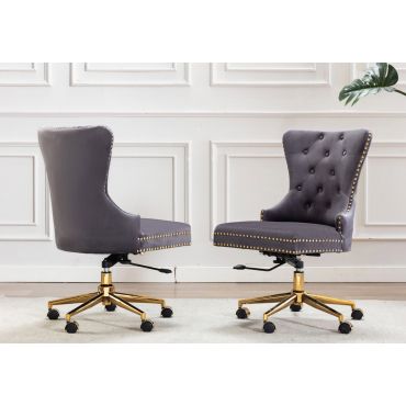 Somerton Charcoal Fabric Office Chair