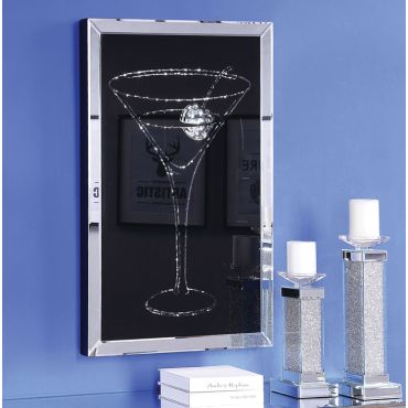 Martini Crystal Wall Art