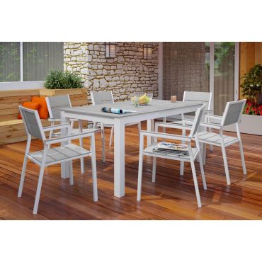 Marum Outdoor 7-Piece Dining Table Set