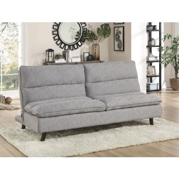 Marybell Grey Fabric Futon