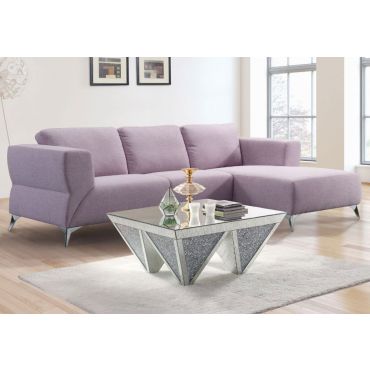 Marylin Modern Sectional Light Purple Linen