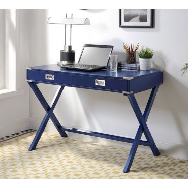 Matias Navy Blue Home Office Desk