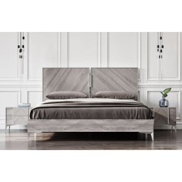 Maxwell High Glossy Finish Platform Bed